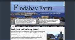 Desktop Screenshot of flodabayfarm.co.uk